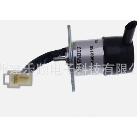 052600-4151 12V solenoid valve suitable for Kubota zero-steering lawnmowers ZD25F, ZD28, and ZD28F. (1/4)