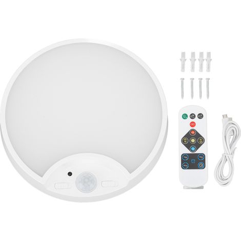 Ortviai Applique LED avec capteur de mouvement, rechargeable USB, 3 températures de couleur, pour couloirs et escaliers (1/5)
