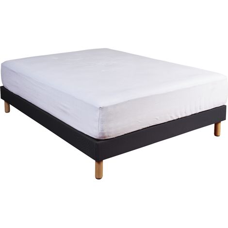 Protège matelas anti-acariens Microstop molleton 100% coton - bonnet 40 cm 160x200