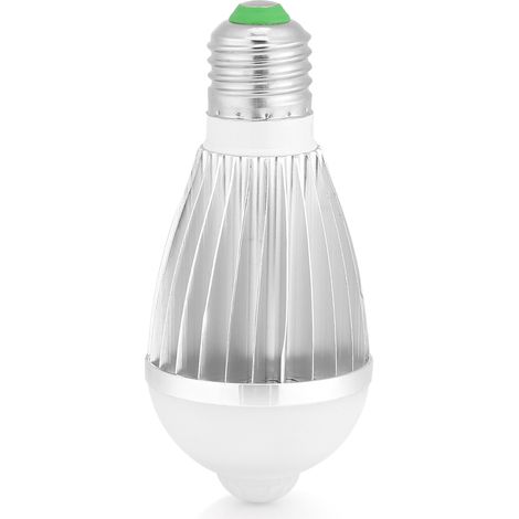 Ampoule Led E27 Avec Capteur De Mouvement Infrarouge 7W 3200K Blanc Chaud Pour Couloir Garage Escalier (1/5)