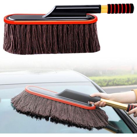 De Voiture Coussin De Voiture Multifonctionnel Brosse De Tableau De Bord pour Poussière De Terre Nettoyage Super Douce Nettoyage (1/4)