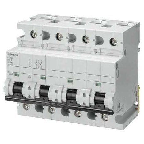 Siemens interruttore automatico magnetotermico 4poli 80a 10ka 5sp4480-7 (1/4)