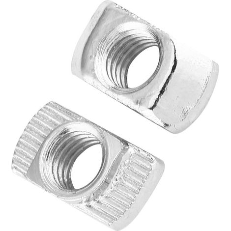 T-Nut-Hammermutter, vernickelter Kohlenstoffstahl, zur Montage auf Aluminiumprofilen (EU30 M616,58) (1/5)
