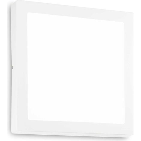Ideal Lux UNIVERSAL Semi-encastré carré LED intégré 40 cm blanc 4300 Lm 4000 K