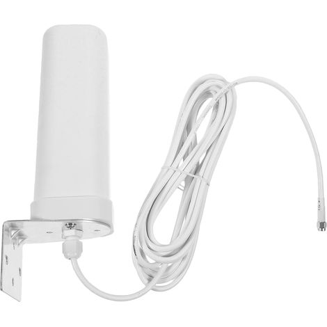 Antenne Omnidirectionnelle 3g 4g à Gain Élevé 16-18dbi pour Intérieur et Extérieur, Améliore Le Signal WiFi Puissant eur 50 Ω en Métal et Plastique Blanc (1/5)