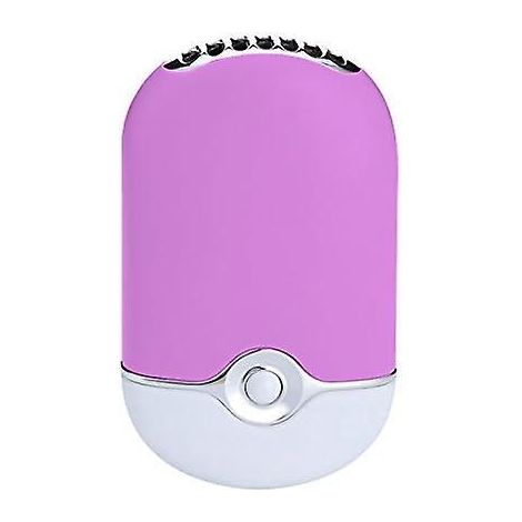 sche-cheveux Portable - Violet, Batterie Li-ion Mini Ventilateur Intgr De Bureau Ventilateur De Climatiseur Rechargeable Usb (1/3)
