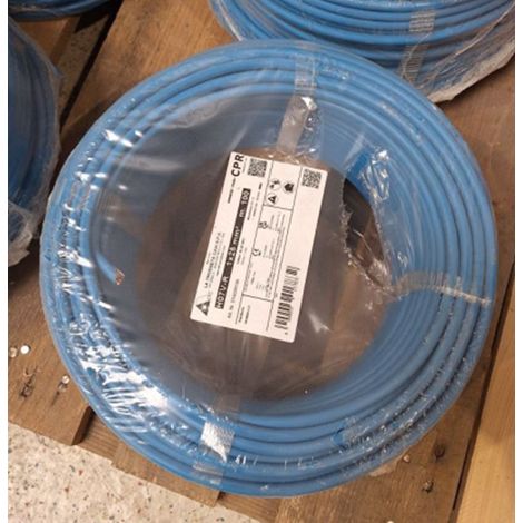 Fil électrique rigide HO7V-R 25mm² bleu couronne de 100m (1225267) (1/2)