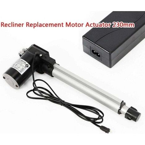 24V Electric Actuator for Recliner Chair – 6000N Thrust – 230mm Length – 40mm/s Speed – IP44 Protection (1/5)