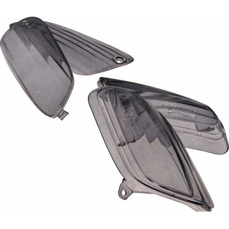 Lentes de intermitentes STR8, negras, Aprilia SR 50 R / Factory