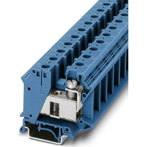 [NEUWERTIG] B-Ware Phoenix Contact Durchgangsreihenklemme Klemmleiste Schrauben Blau 50 Stück