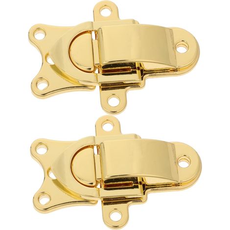 Loquet à levier style rétro Kisangel pour boîte en bois, fermoir (1/5)