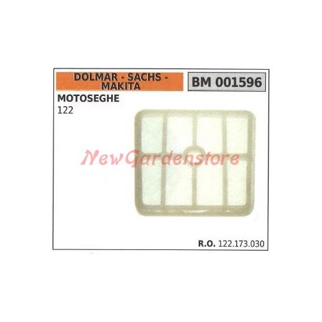 Filtro aria DOLMAR per motosega 122 001596
