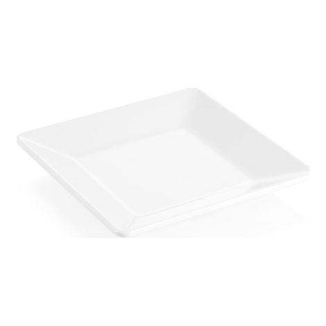 Assiette à dessert carrée 18 x 18 cm blanc mélamine DAY & NIGHT - Was Germany (1/2)