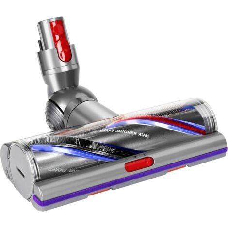 Tête de rechange anti-enchevêtrement à couple élevé compatible avec les aspirateurs sans fil Dyson V7 V8 V10 V11 V15, tête de brosse motorisée à dégagement rapide avec aspiration réglable, pièce de (1/5)