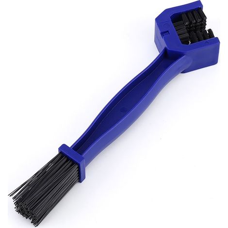 Tool of removal of dirt, chain brush 3 sides in plastic for motorcycle (1/5)