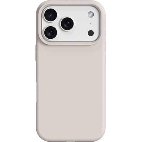 Coque MagSafe en silicone liquide beige pour iPhone 17 Pro Max (1/5)