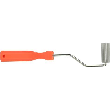 Rouleau en fibre de verre portatif en alliage d'aluminium, ensemble d'élimination des bulles à roulement lisse pour baignoire 21X50mm/0.83 1,97 pouces (1/5)