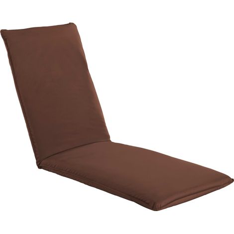 Maison Exclusive - Lettino Prendisole Pieghevole in Tessuto Oxford Marrone