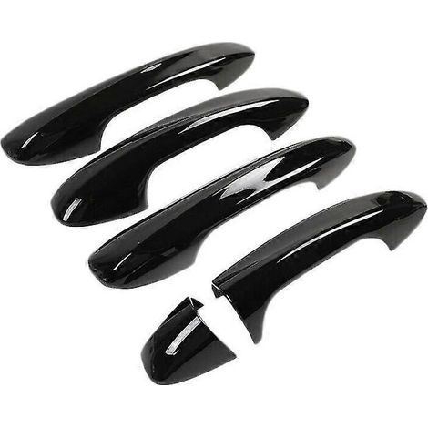 Garniture de poignée de porte pour Mercedes-Benz CE GLC GLB AB GLE GLS CLA GLA Classe W213 W205 X253 2016-2020 Noir Conduite à gauche (1/5)