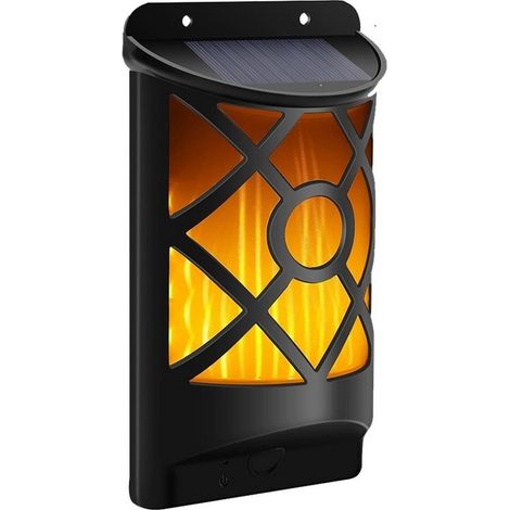 Lampe murale solaire extérieure POWERplus Kiwi à effet flamme (1/2)