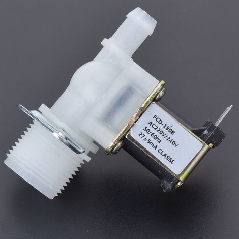 Ej.Life 3/4in elektrisches Magnetventil, 220V Einlasswassermagnetventil, 1-Wege-Führungsplastikanschluss für den Hausgebrauch mit 220V (1/5)