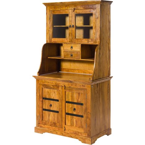 Buffet 106x60 Acacia laqué Miel OXFORD 0510 (1/4)