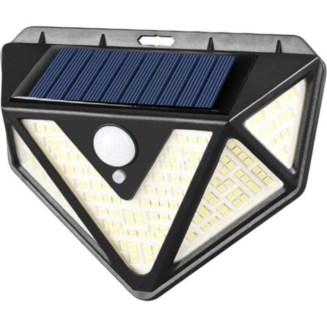 Lampe Solaire Led Murale Exterieure Applique Lumineuse Sense Auto - (1/5)