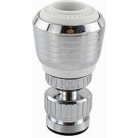 Cleafe - Aeratore Rompigetto Lavello Rubinetto Cucina Cromato Bianco Snodato 2 Getti 69262 - (1/3)