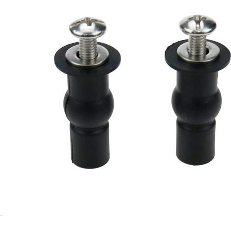 Fixations Charnières Abattant WC Universel 18mm Compatible Tous Modèles de Toilettes (1/4)