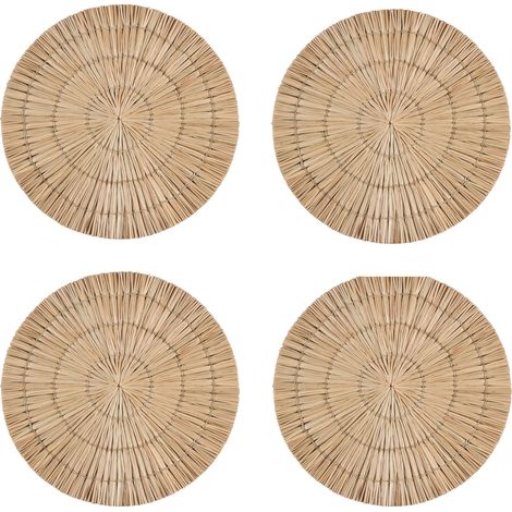 Lot de 4 set de table en raphia (1/5)