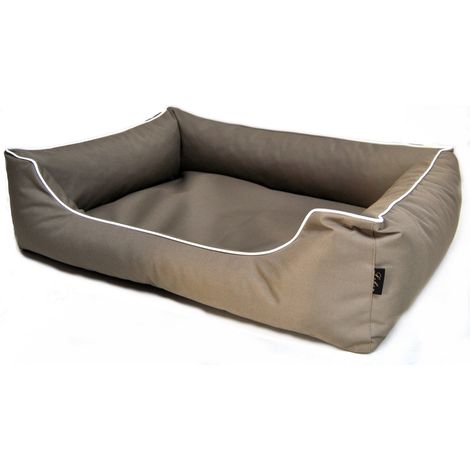Lebon Hundebett Paula eckig dunkelbeige Transportboxen & Häuser
