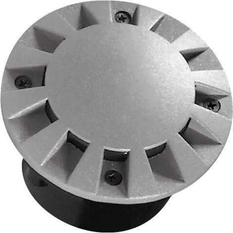 Luminaria rectificada del piso LED – IP66 – redonda de 100 mm – Gris – 1W – Kanlux ROGER (1/4)