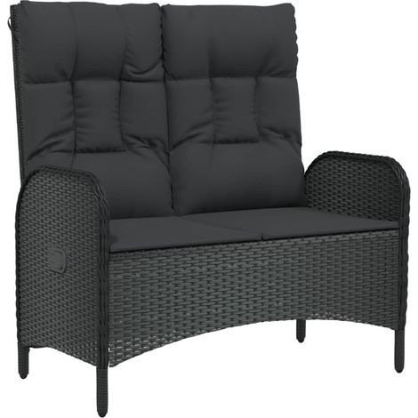 Maison Exclusive - Gartenbank mit Liegefunktion & Kissen 107cm Po