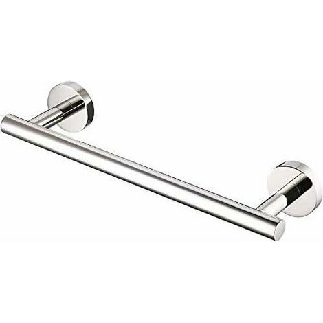 par Barre Porte-serviettes Mural Porte Serviette Salle de Bain Acier Inoxydable SUS 304 Support Douche 30CM Rangement Poli, A2000S30DG