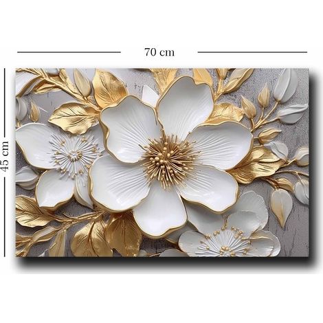 Decorazione artistica da parete con stampa su tela Painting Multicolore (1/4)