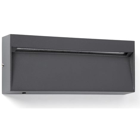 DUNE R Aplique rectangular gris oscuro de 6W 4CCT (1/2)