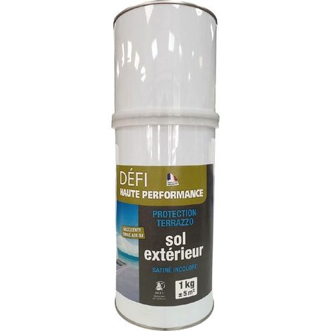 Laque de protection incolore DEFI P.U HAUTE PERFORMANCE Sol extérieur SATIN Conditionnement: 1 Litre