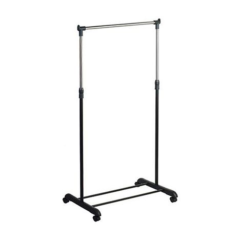 Perchero metalico 1 barra ruedas 42x78x162cm 78283 kipit (1/2)