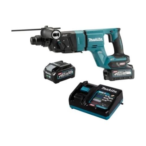 Makita – Perforateur burineur SDS+ 40V max 28 mm 3,0J – Technologie anti-vibration – Compatible AWS pour extraction de poussière