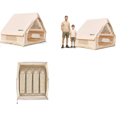 Tente Gonflable, Accueille 5-8 Utilisateurs, Ouverture Automatique Rapide, 6.3M (1/2)