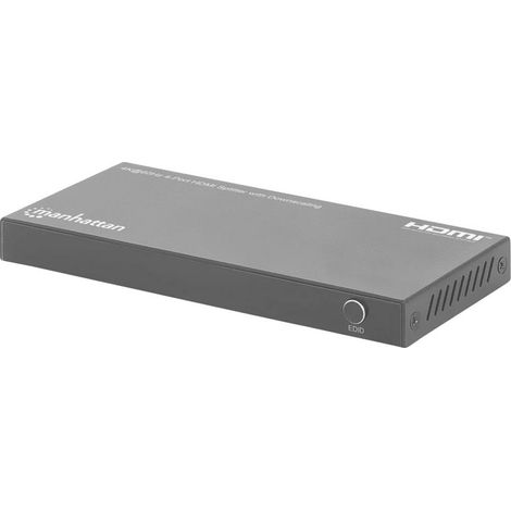 Manhattan 208369 Distributore, splitter HDMI Con LED di stato, Predisposto Ultra HD 3840 x 2160 Pixel Nero (1/5)