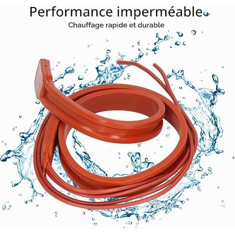 Câble Chauffant Autorégulant à Thermostat 25W/m, 8 m (1/3)