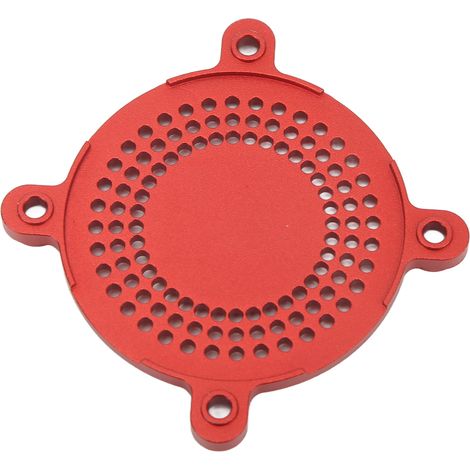 Couvercle De Ventilateur Esc En Alliage D'aluminium Cnc 50mm Pour Voiture Rc Rouge - 1 Piece (1/5)