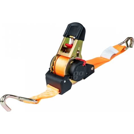 Correa de amarre con retractor automático 640 kg 25 mm 3,5 m Tipo J amio-03319 (1/5)