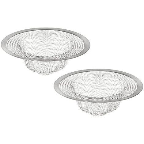 Passoire de cuisine en acier inoxydable, lot de 2, 11,4 cm