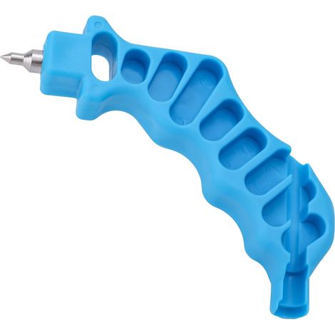 Perforatrice 2 en 1 pour Irrigation Goutte à Goutte, Outil D'insertion de Raccords Tuyaux PE 1/4 Outil de Perforation Manuel Extérieurs Installation Facile Goutteurs et Systèmes D'arrosage (Bleu) (1/5)