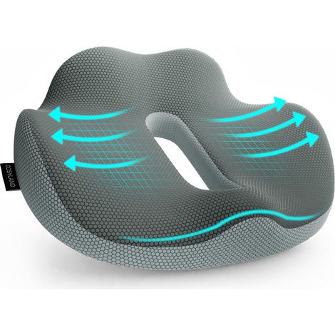 Coussin d'assise orthopédique - Coussin d'assise Ergonomique pour Chaise de Bureau (1/5)