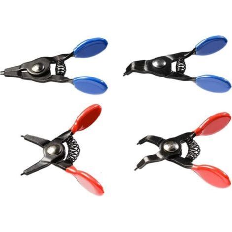 4 Pièces Petite Pince à Circlips, Mini Pince à Circlips Robuste en Métal pour Circlips Internes Externes (1/5)