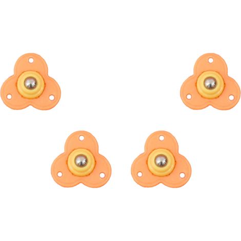 4 roulettes auto-adhésives mini, poulie universelle à rotation 360° pour fond (1/5)