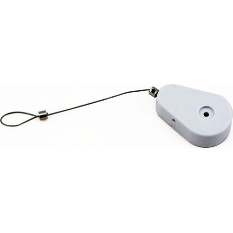 Rétractable Câble Serrure Autoadhésif avec Télécommande Sécurité Anti perte Corde Matériel 600g Traction Force Blanc (1/5)